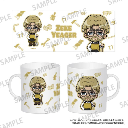《進擊的巨人》全綵馬克杯 吉克·耶格爾（Q版）（DIY）