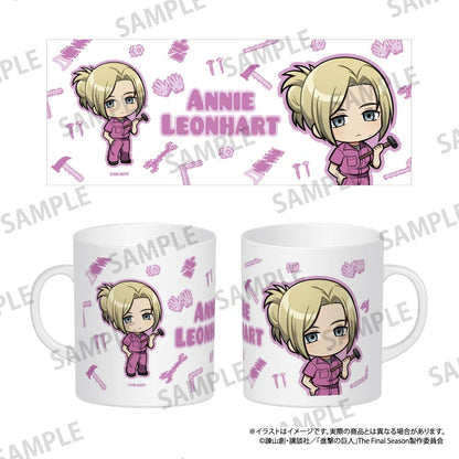 《進擊的巨人》全綵馬克杯 阿尼·利昂哈特（Q版角色）（DIY）