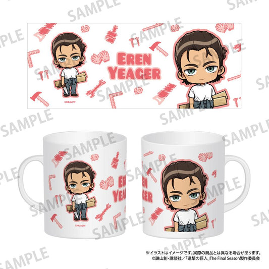 《進擊的巨人》全綵馬克杯 艾倫·耶格爾（Q版角色）（DIY）