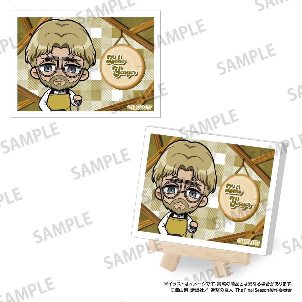 《進擊的巨人》帆布畫迷你 吉克·耶格爾（Q版）（DIY）