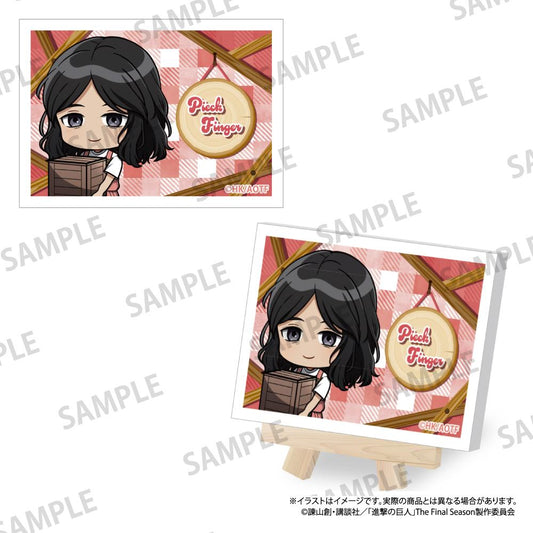 《進擊的巨人》帆布畫板迷你 皮克·芬格（Q版角色）（DIY）