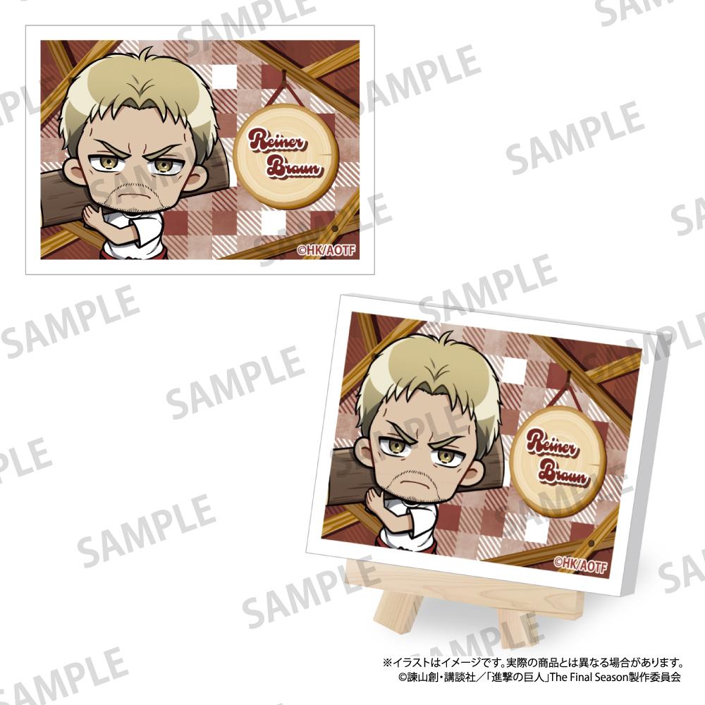 《進擊的巨人》迷你帆布畫 萊納·布朗（Q版角色）（DIY）