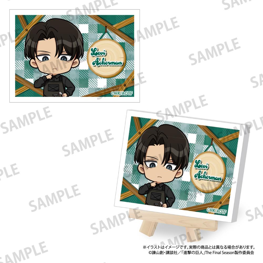 《進擊的巨人》帆布畫板迷你 利威爾·阿克曼（Q版）（DIY）