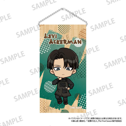 《進擊的巨人》迷你掛毯鑰匙扣 利威爾·阿克曼（Q版）（DIY）