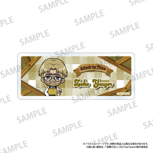 《進擊的巨人》亞克力姓名牌 吉克·耶格爾（Q版角色）（DIY）