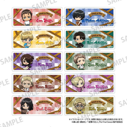 《進擊的巨人》亞克力姓名牌 吉克·耶格爾（Q版角色）（DIY）