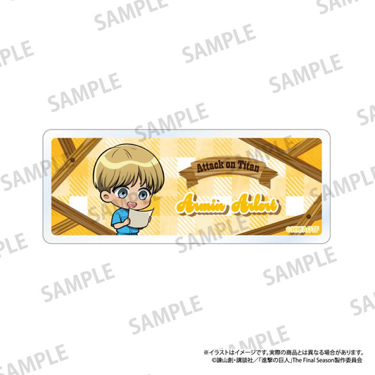 《進擊的巨人》亞克力姓名牌 阿爾敏·阿諾德（Q版角色）（DIY）