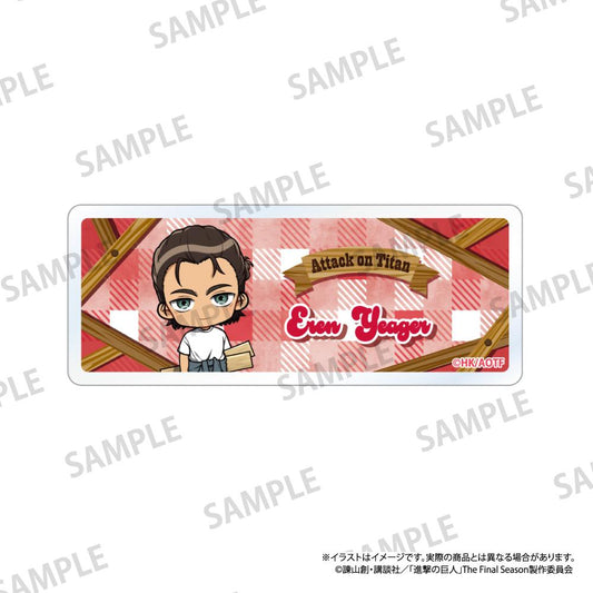 《進擊的巨人》亞克力姓名牌 艾倫·耶格爾（Q版角色）（DIY）