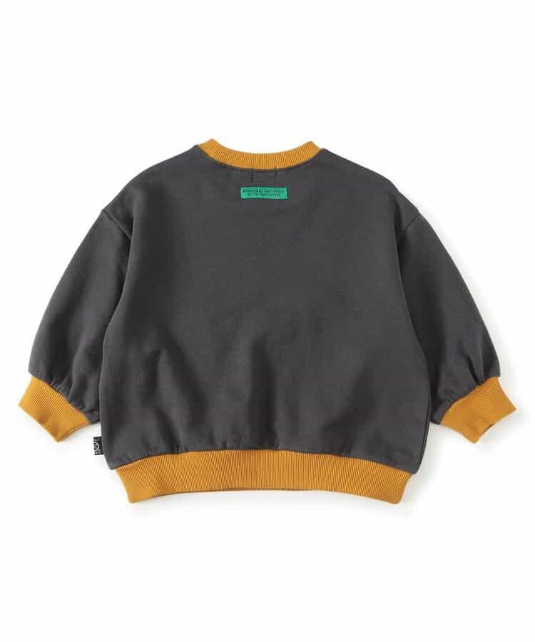 拼色學院風衛衣