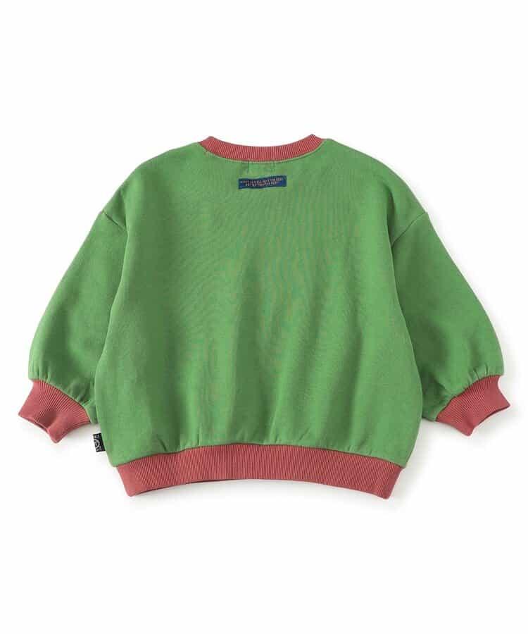 拼色學院風衛衣