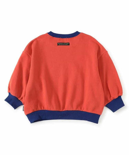 拼色學院風衛衣