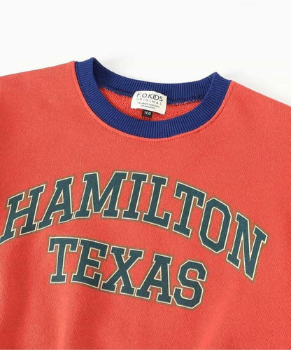 拼色學院風衛衣