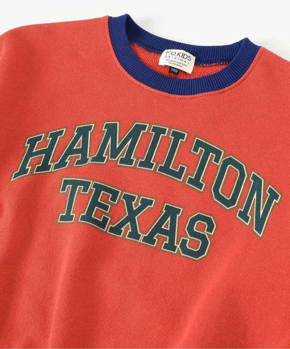 拼色學院風衛衣