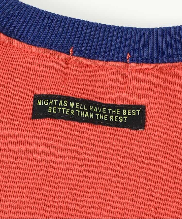 拼色學院風衛衣