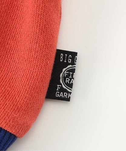 拼色學院風衛衣