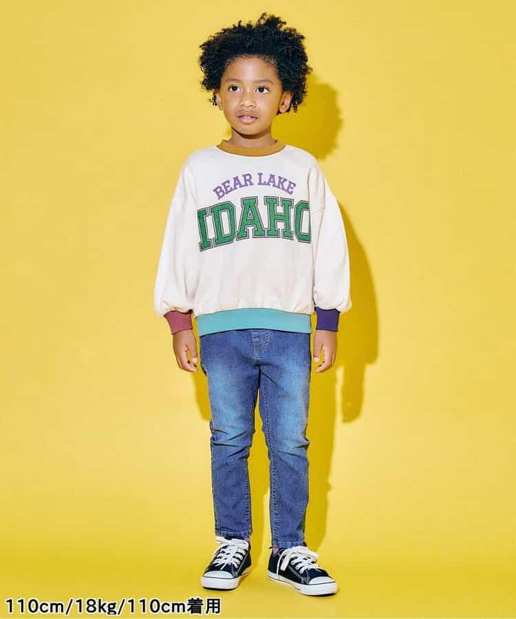 拼色學院風衛衣