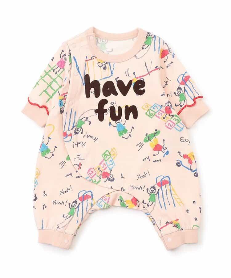 趣味圖案連體衣