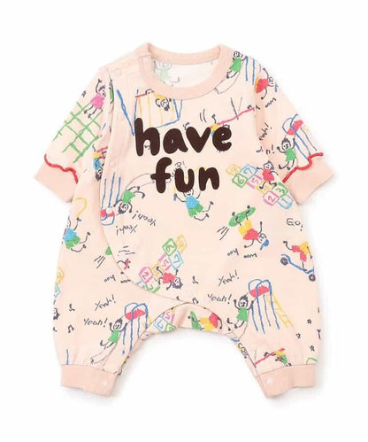 趣味圖案連體衣