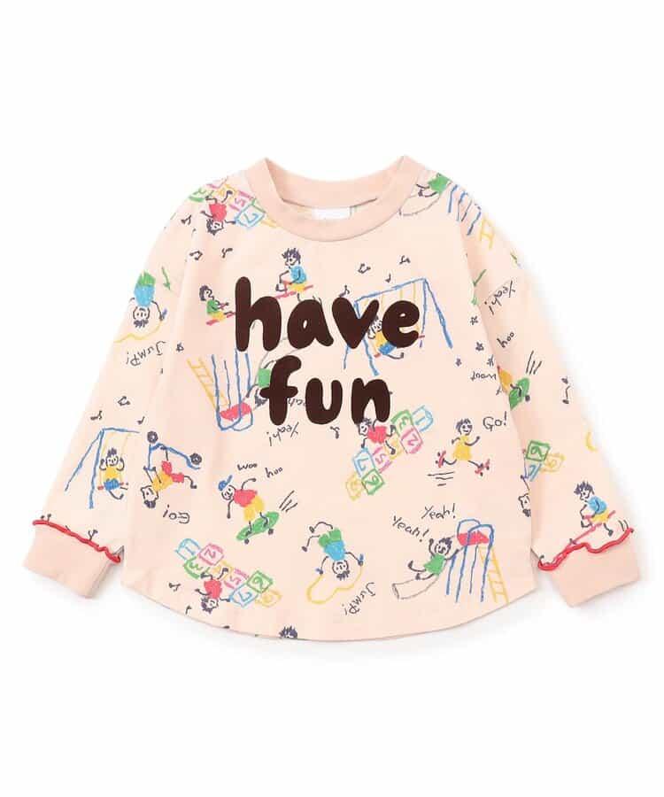 趣味圖案長袖T恤