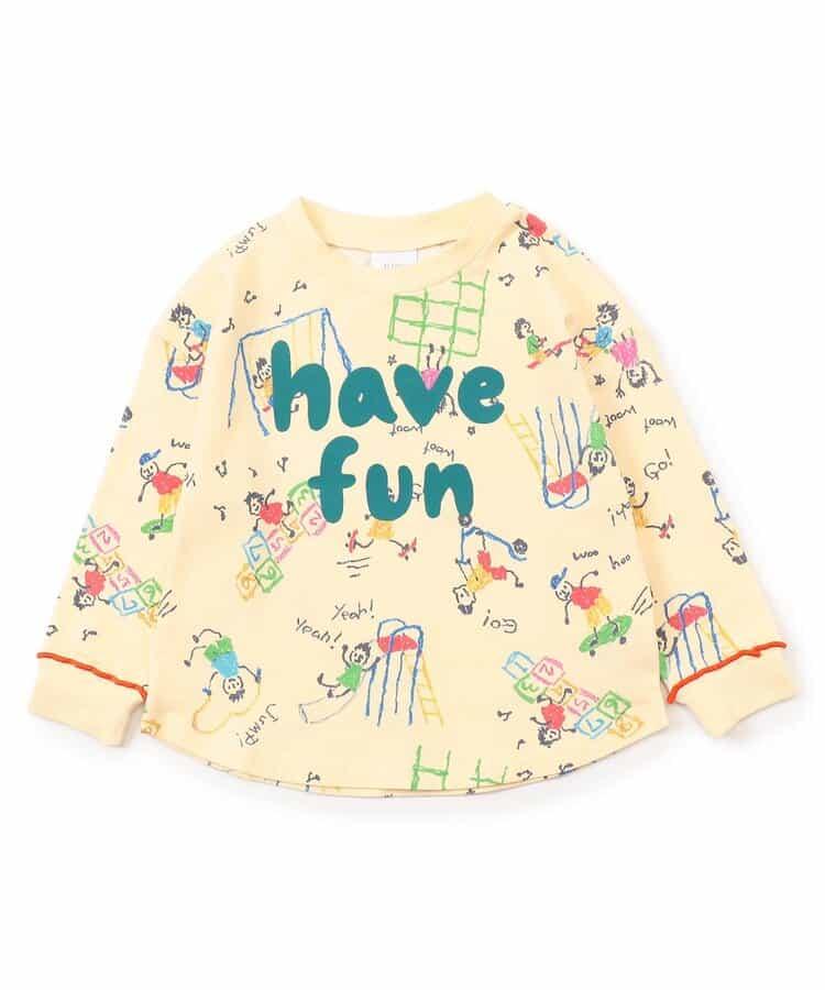 趣味圖案長袖T恤
