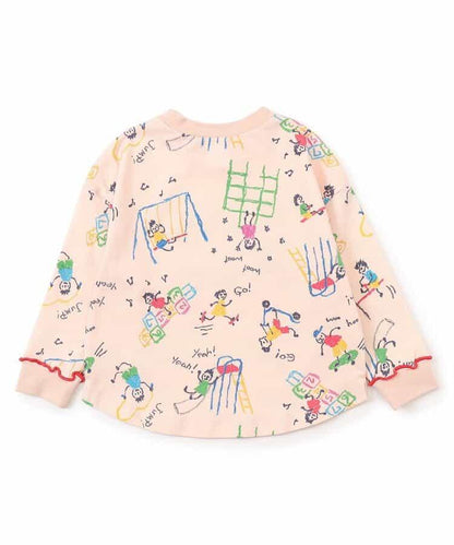 趣味圖案長袖T恤