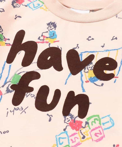 趣味圖案長袖T恤