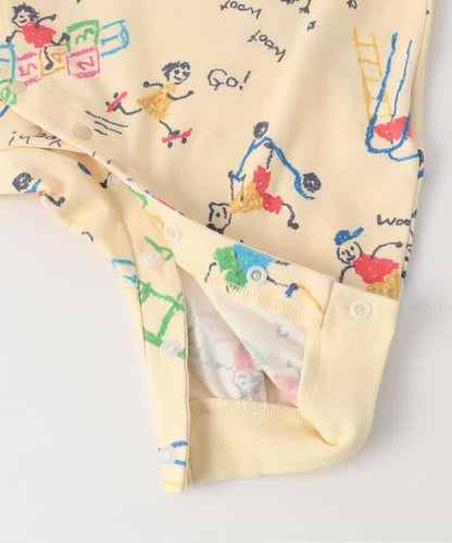 趣味圖案連體衣