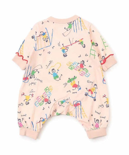 趣味圖案連體衣