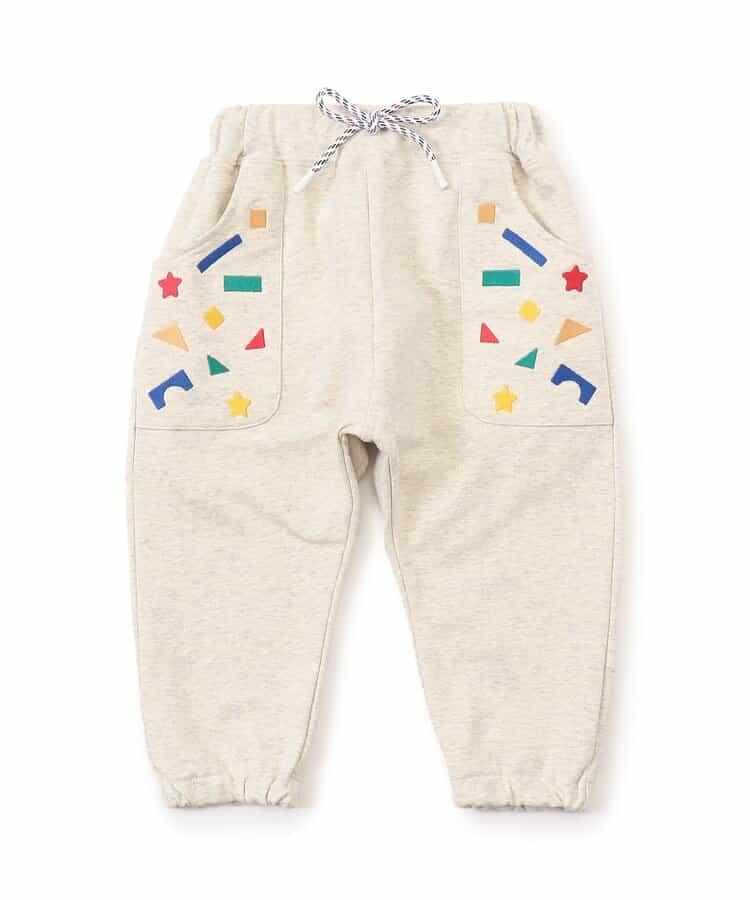 積木玩樂刺繡哈倫束腳褲 九分褲