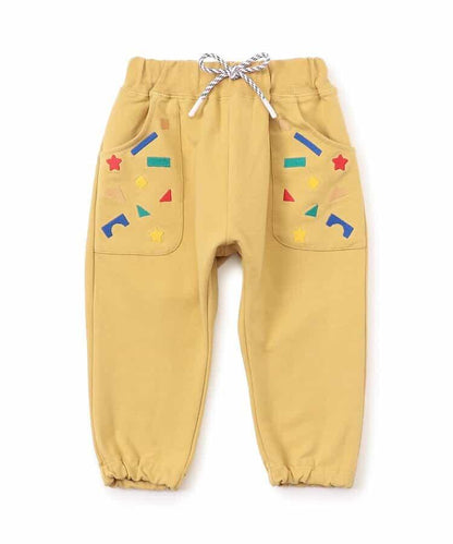 積木玩樂刺繡哈倫束腳褲 九分褲