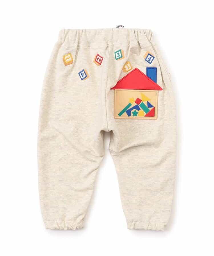 積木玩樂刺繡哈倫束腳褲 九分褲