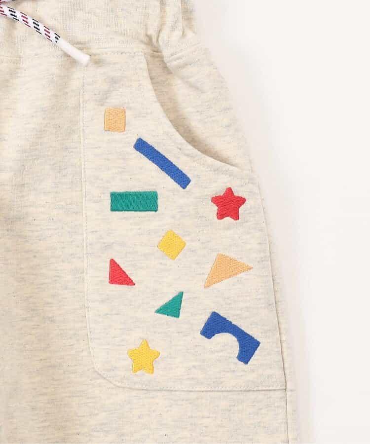 積木玩樂刺繡哈倫束腳褲 九分褲