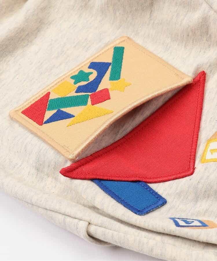 積木玩樂刺繡哈倫束腳褲 九分褲