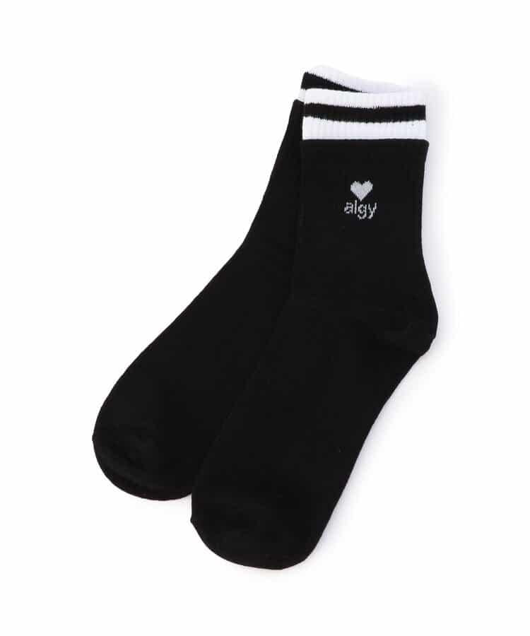 【抗菌防臭】層疊風格圓領襪1