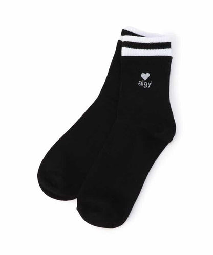 【抗菌防臭】層疊風格圓領襪1