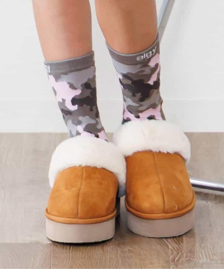 迷彩圖案中筒襪