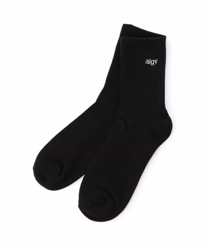 【抗菌防臭】algy標誌中筒襪1
