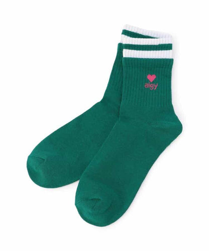 【抗菌防臭】層疊風格圓領襪2