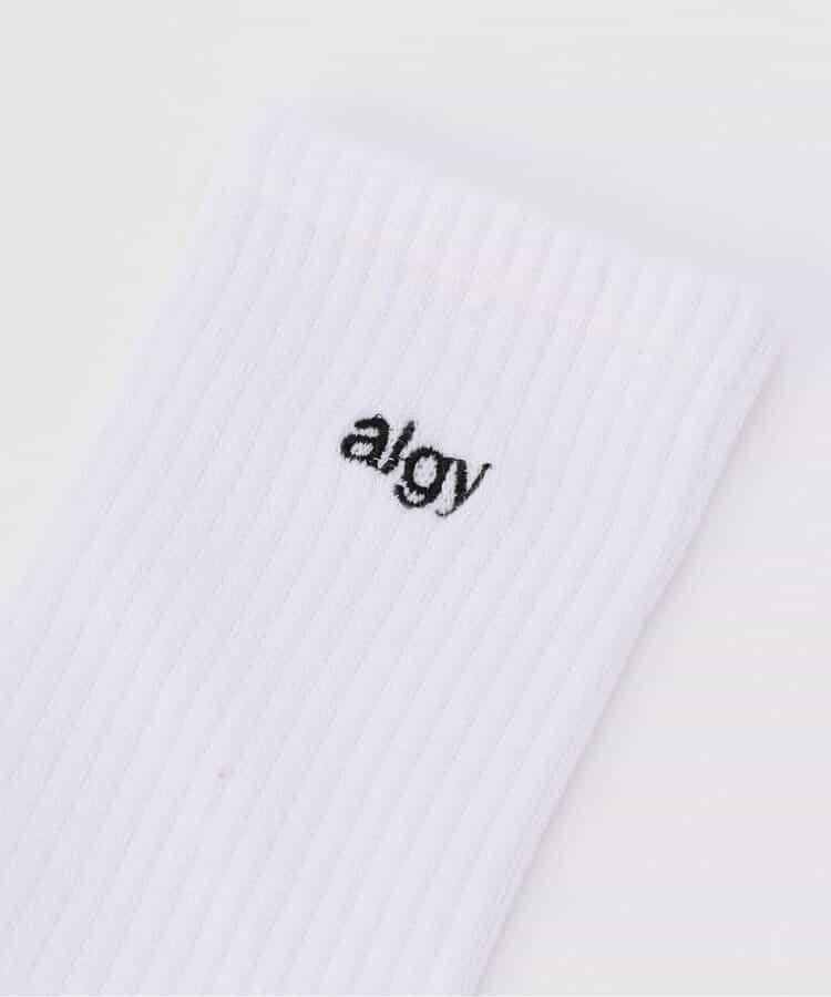 【抗菌防臭】algy標誌中筒襪1