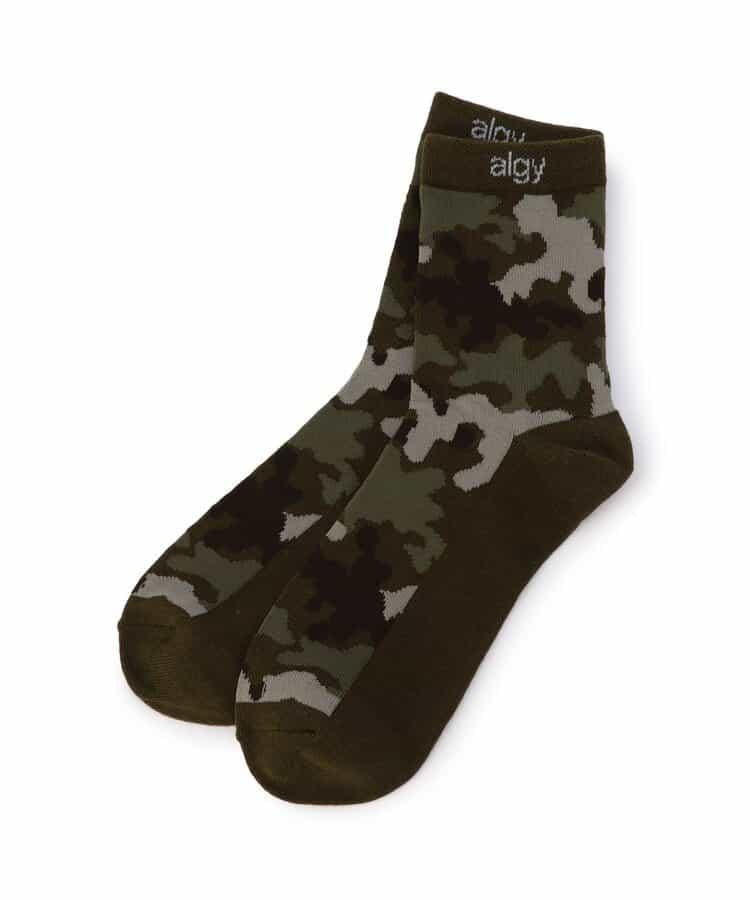 迷彩圖案中筒襪