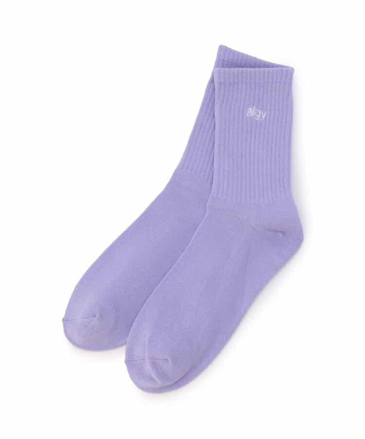 【抗菌防臭】algy標誌中筒襪2