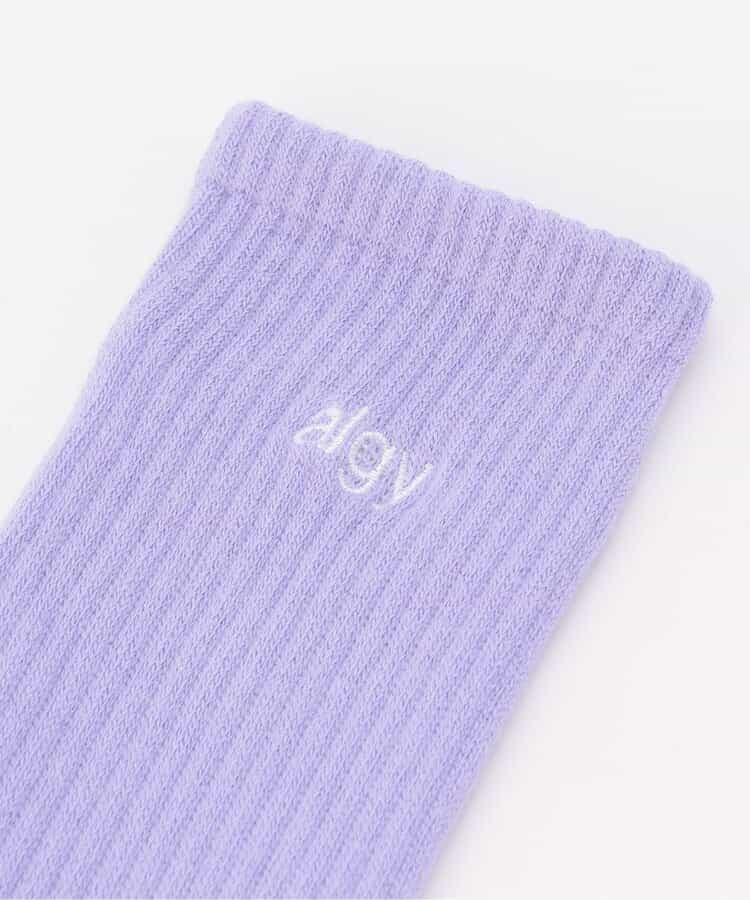 【抗菌防臭】algy標誌中筒襪2