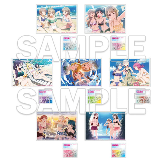 LoveLive!系列_帶底座可交易亞克力卡片 Ver.Beach Girls