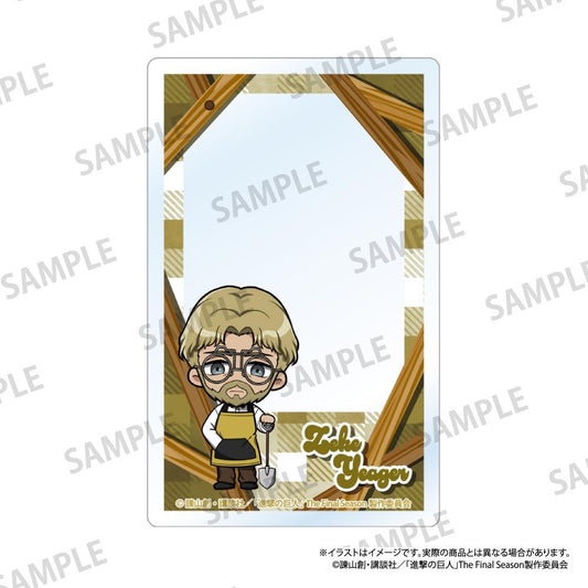 《進擊的巨人》亞克力卡片 吉克·耶格爾（Q版）（DIY）