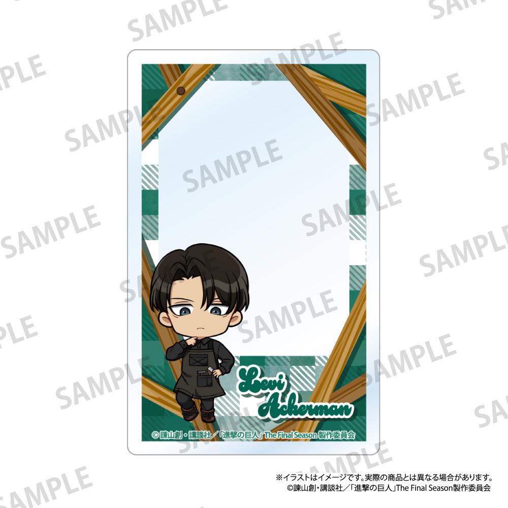 《進擊的巨人》亞克力卡片 利威爾·阿克曼（Q版）（DIY）