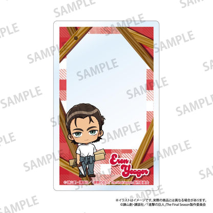 《進擊的巨人》亞克力卡片 艾倫·耶格爾（Q版）（DIY）