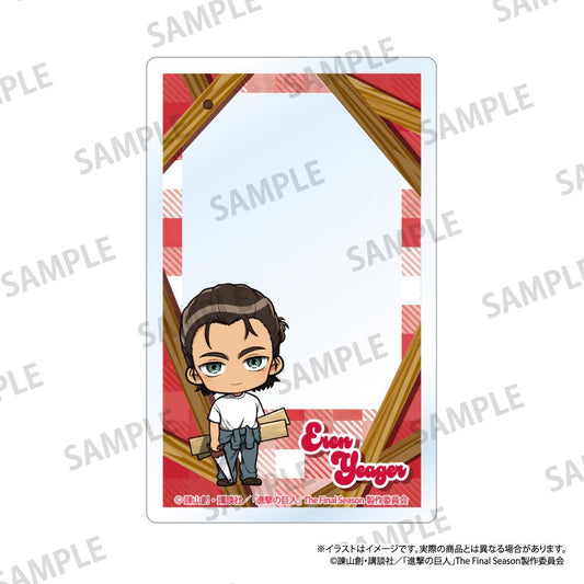 《進擊的巨人》亞克力卡片 艾倫·耶格爾（Q版）（DIY）