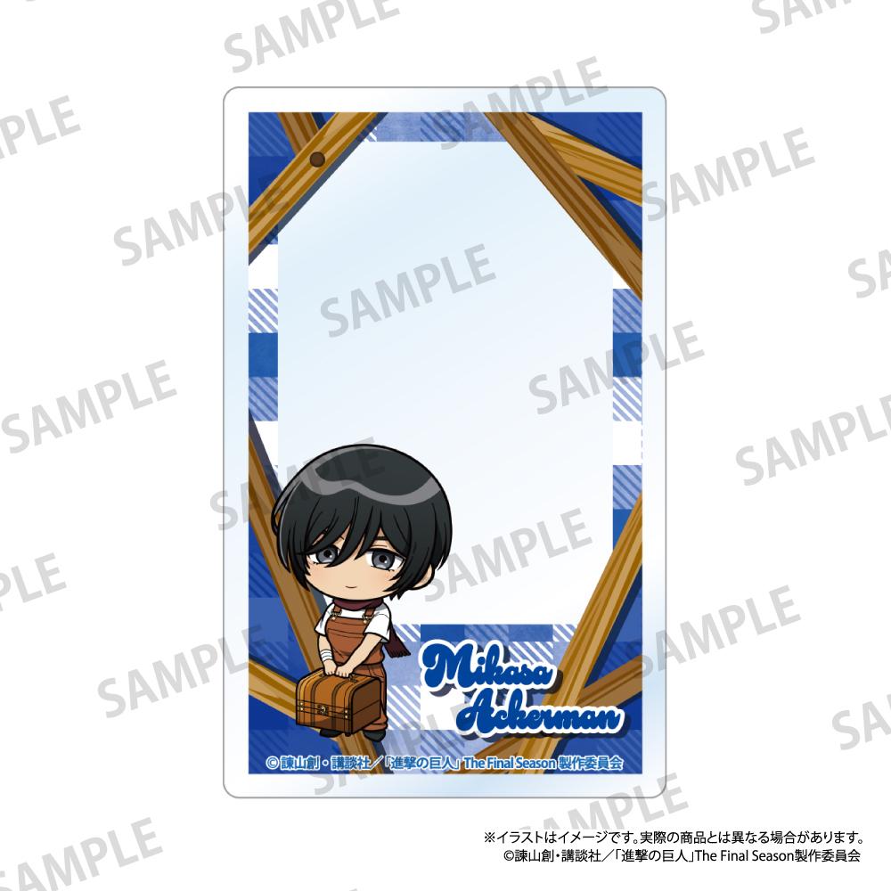 《進擊的巨人》亞克力卡片 三笠·阿克曼（Q版角色）（DIY）