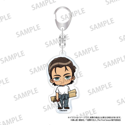 《進擊的巨人》亞克力鑰匙扣 艾倫·耶格爾（Q版）（DIY）