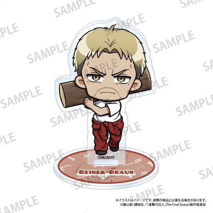 《進擊的巨人》亞克力立牌 萊納·布朗（Q版）（DIY）